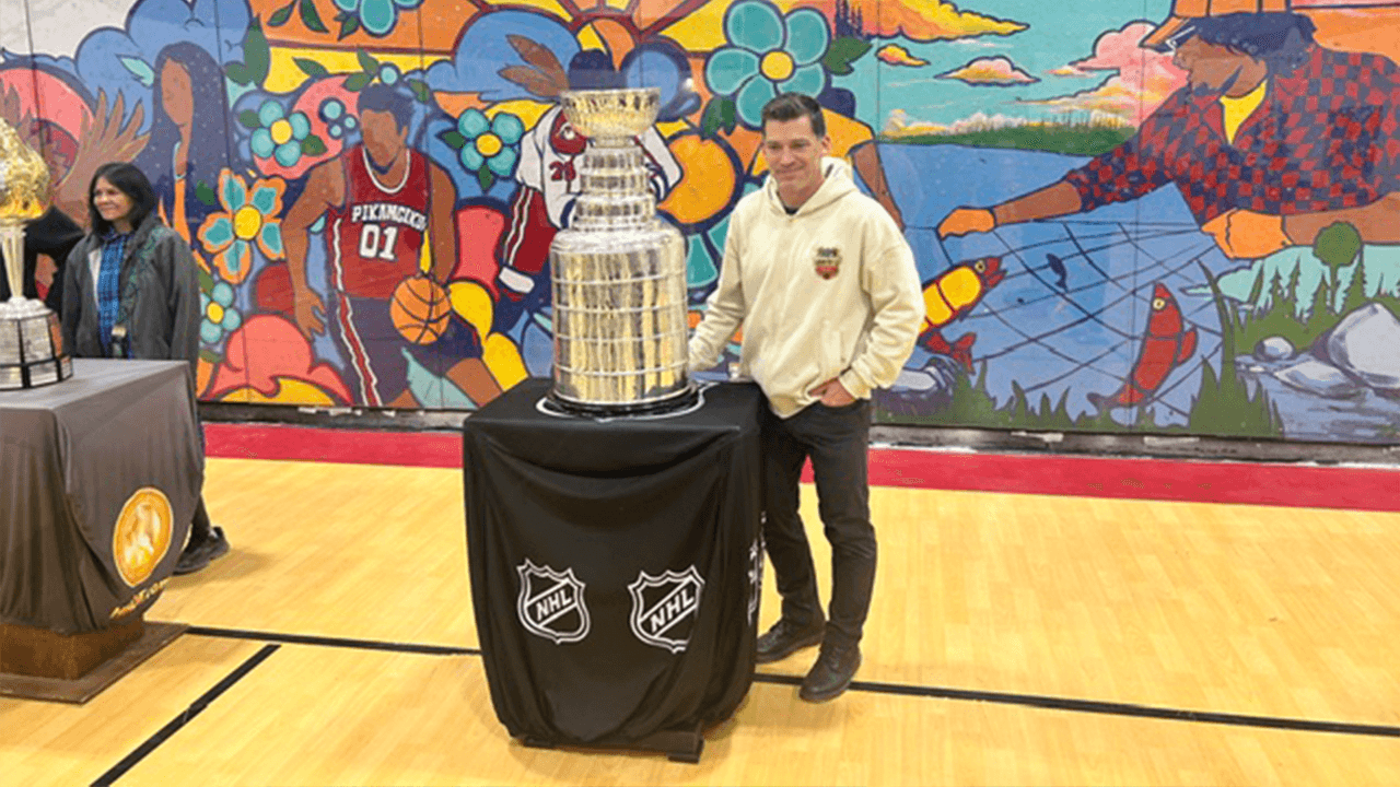 Stanley Cup at Pikangikum First Nation