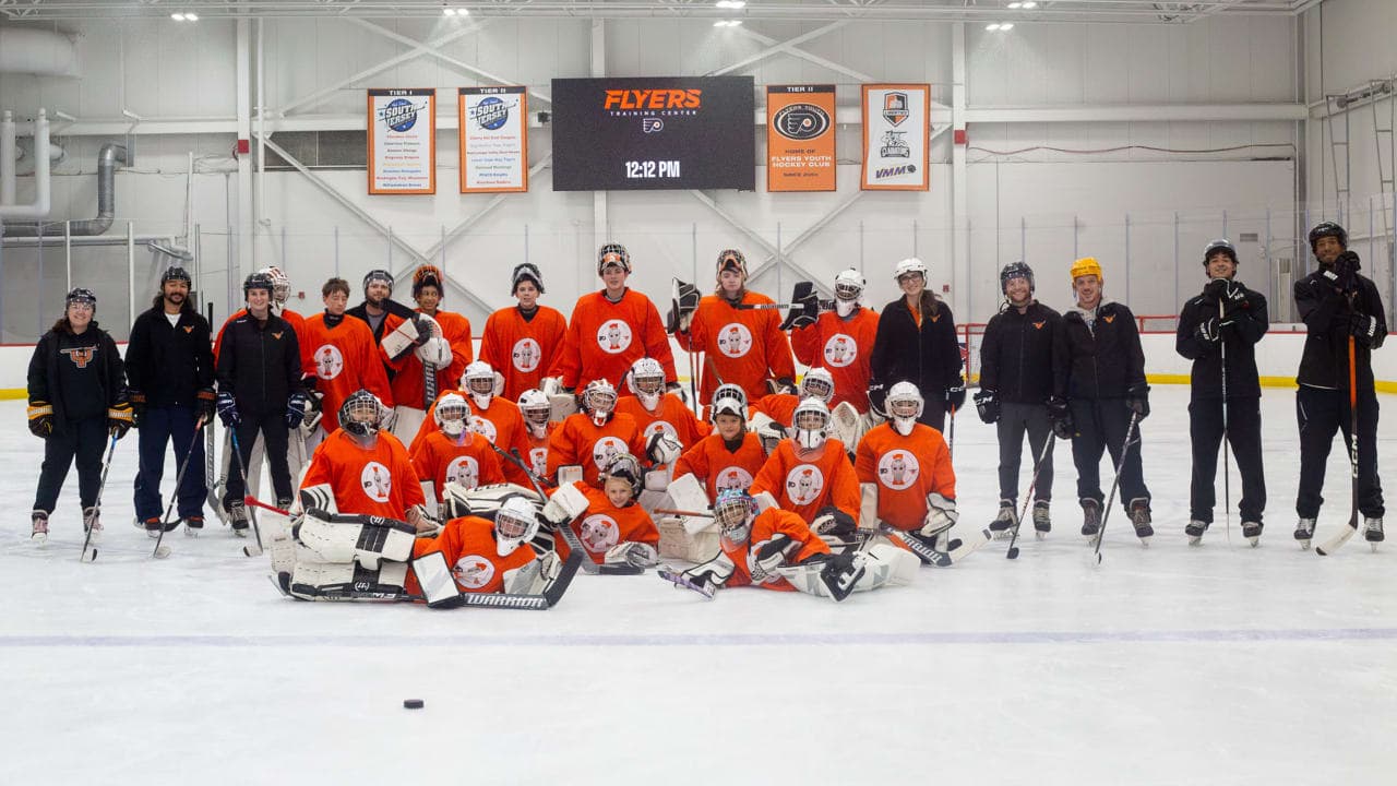 Bernie Parent Memorial Camp for young goalies at the Flyers Training Center