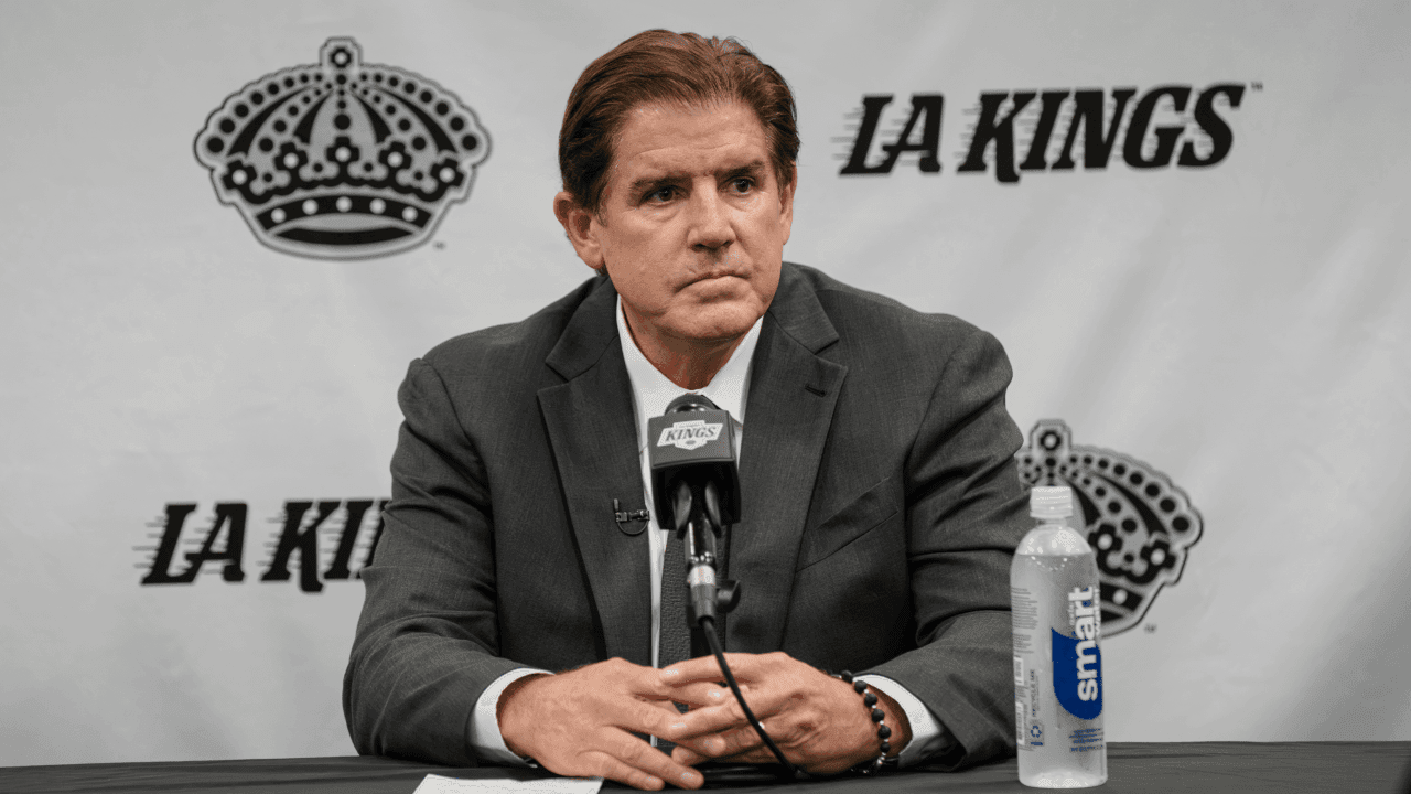 New Head Los Angeles Kings Coach Peter Laviolette at his introductory press conference