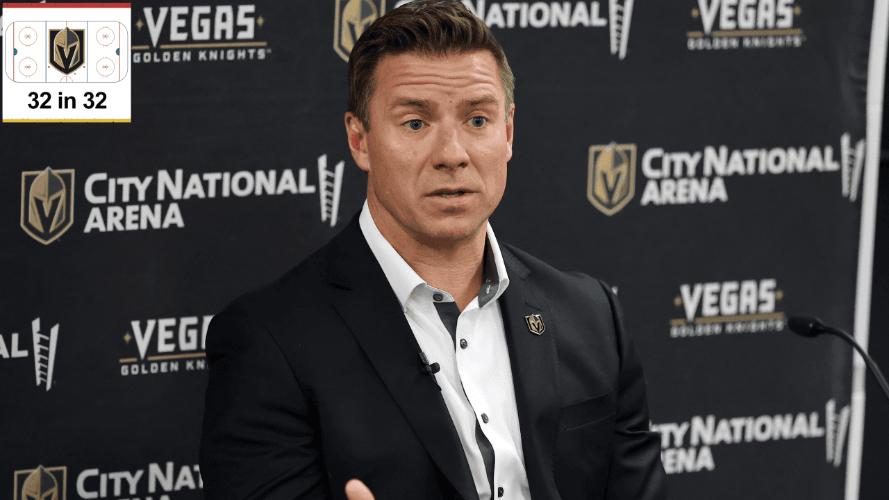Ryan Craig is introduced as the new head coach of the Vegas Golden Knights during a news conference at City National Arena on June 18, 2026 in Las Vegas, Nevada
