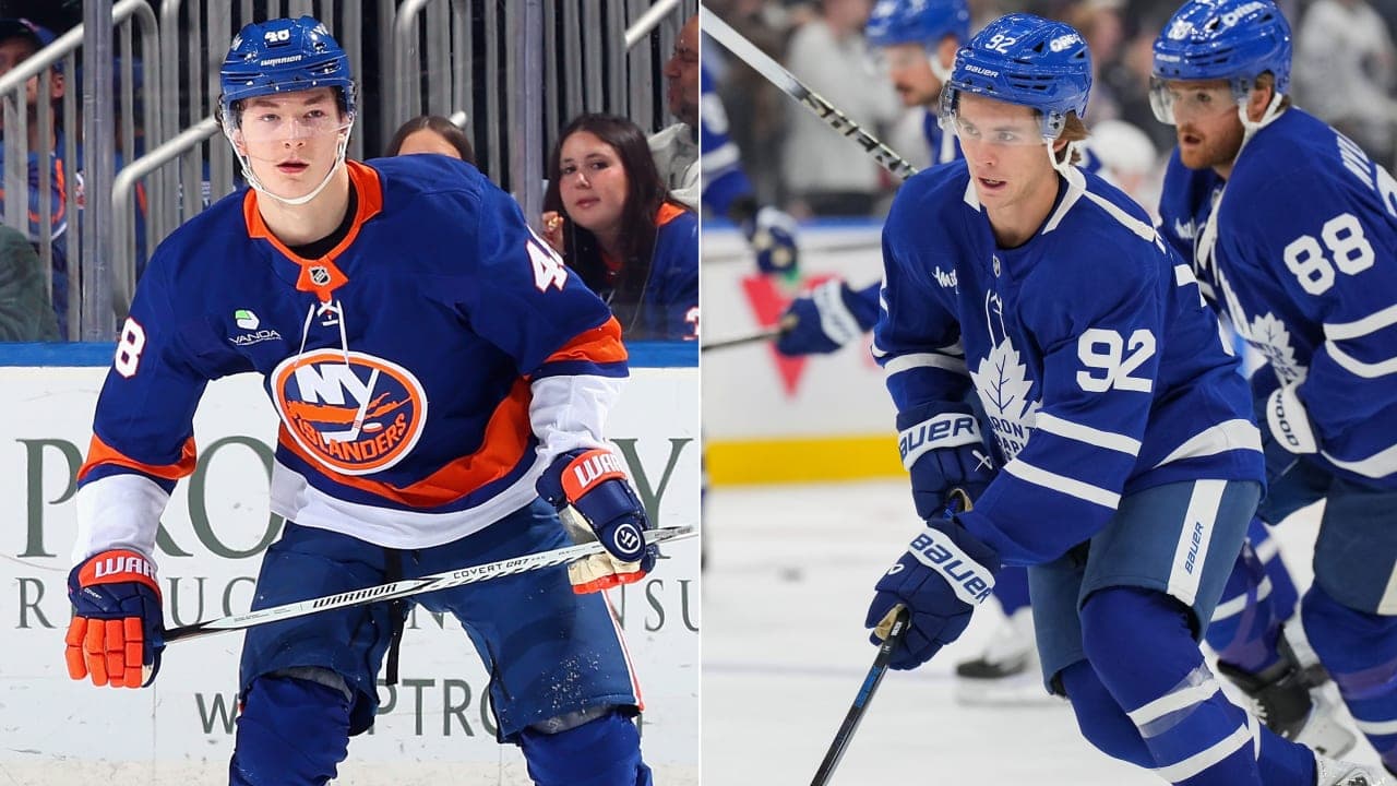 Islanders Matthew Schaefer and Maple Leafs Gavin McKenna