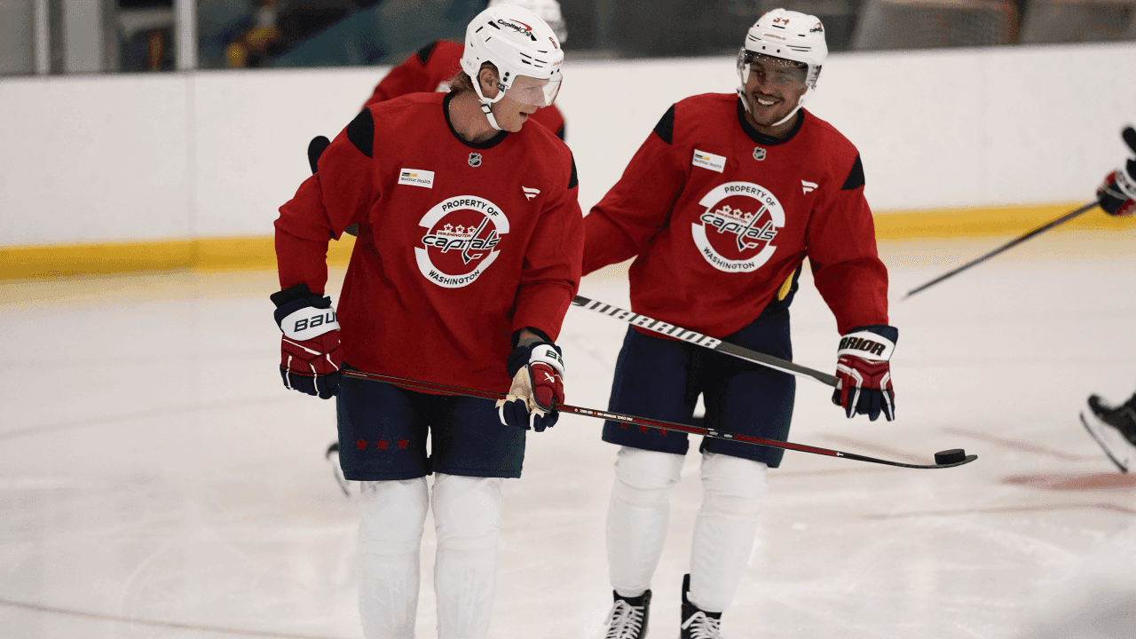 Caps skate at U.S. Naval Academy.